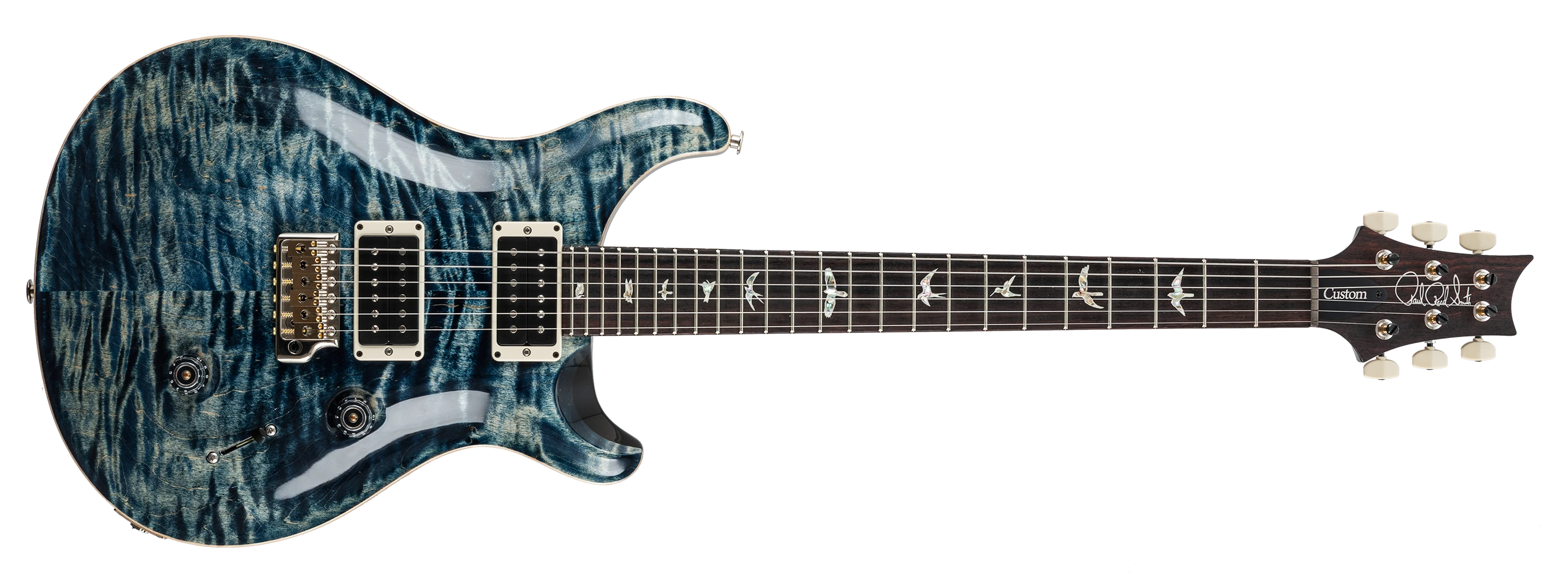 PRS Custom 24 faded whale blue K